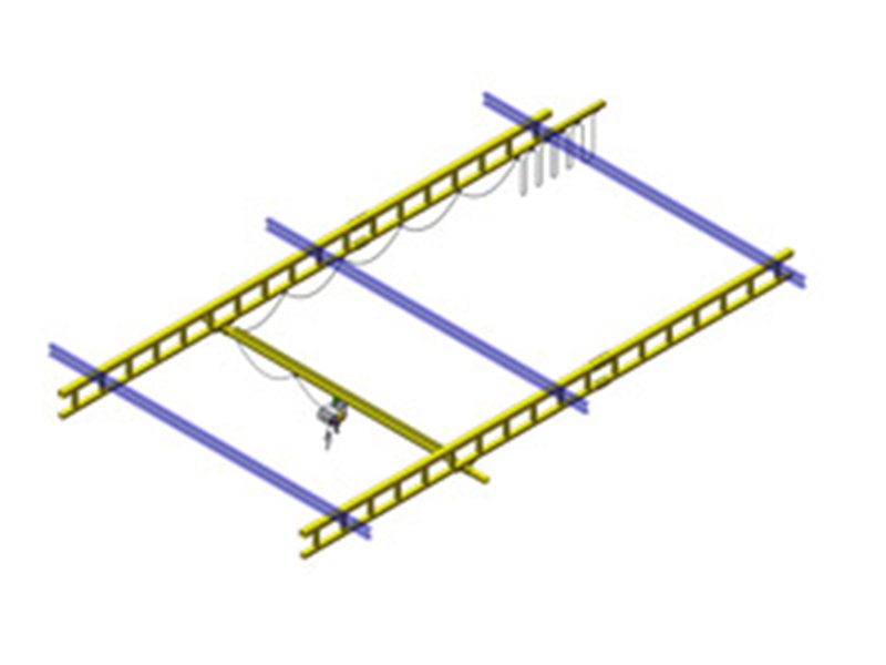 采用普通轨道的悬挂式起重机